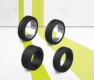 Serie di anelli in gomma elastica BEV