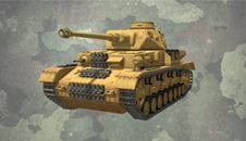 Riproduzione di un carro armato Panzer IV della Seconda Guerra Mondiale